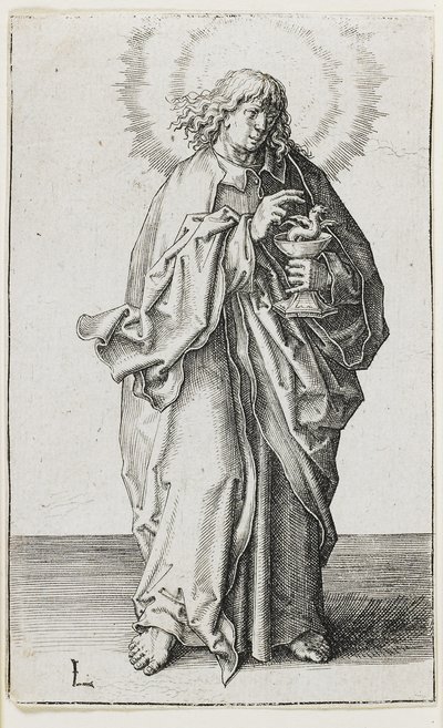 St. Johannes, 1510 von Lucas van Leyden